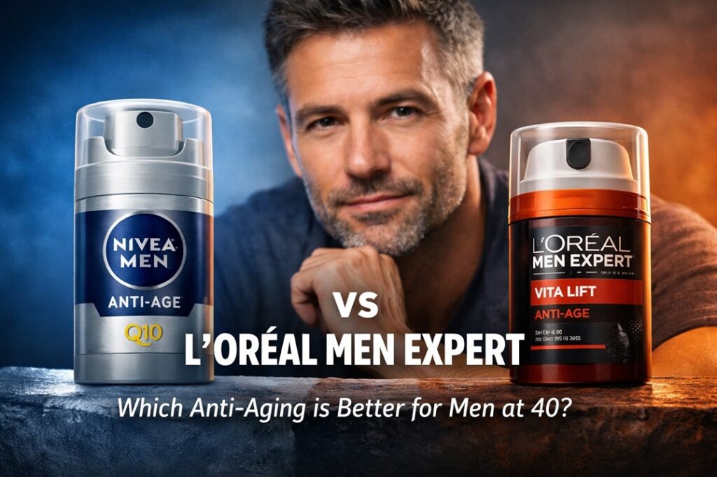 Is Nivea or L’Oréal Men Expert better for men over 40