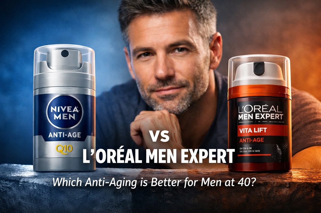 Is Nivea or L’Oréal Men Expert better for men over 40
