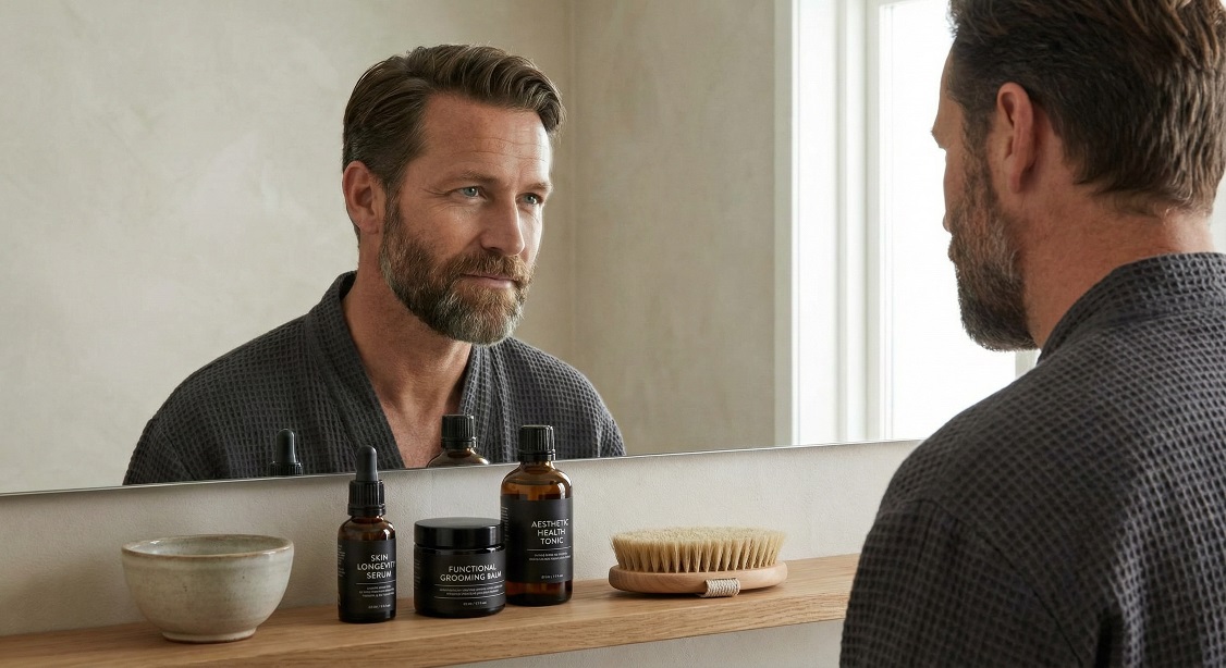 Men’s Aesthetic Health, Skin Longevity, and Functional Grooming